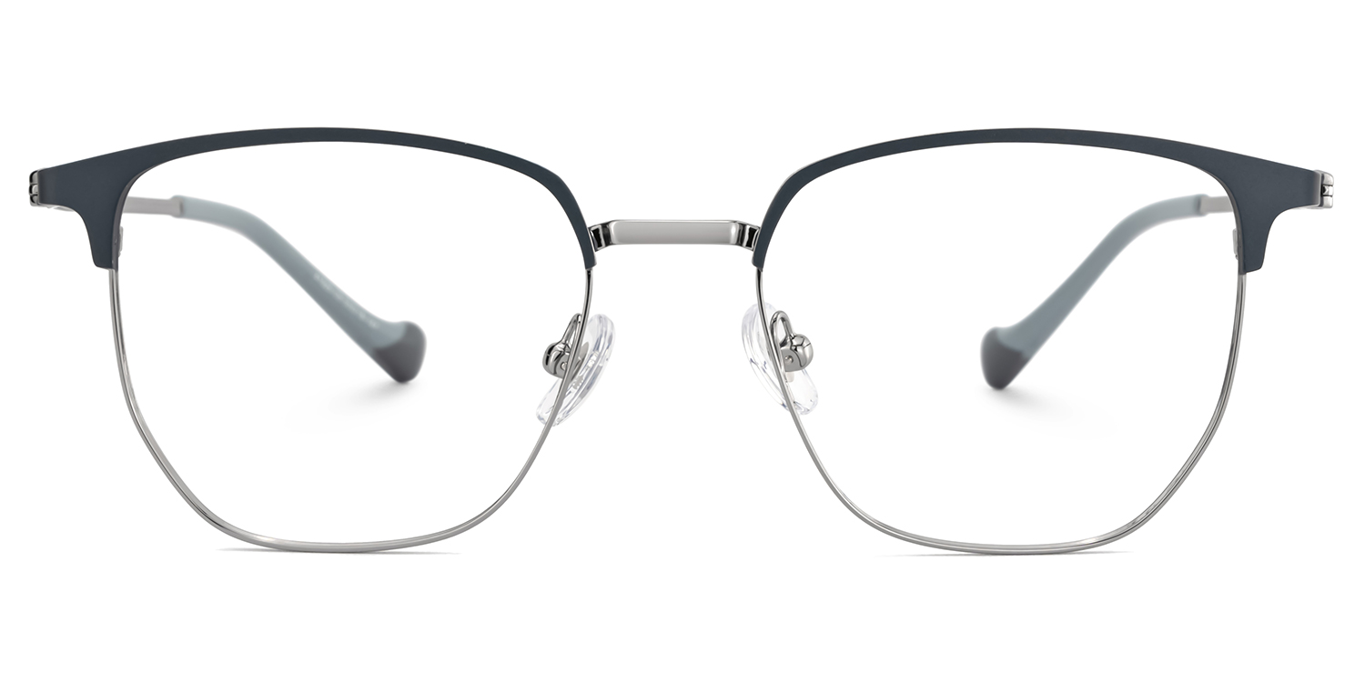 Orpah Grau Browline Brille gutes Bild