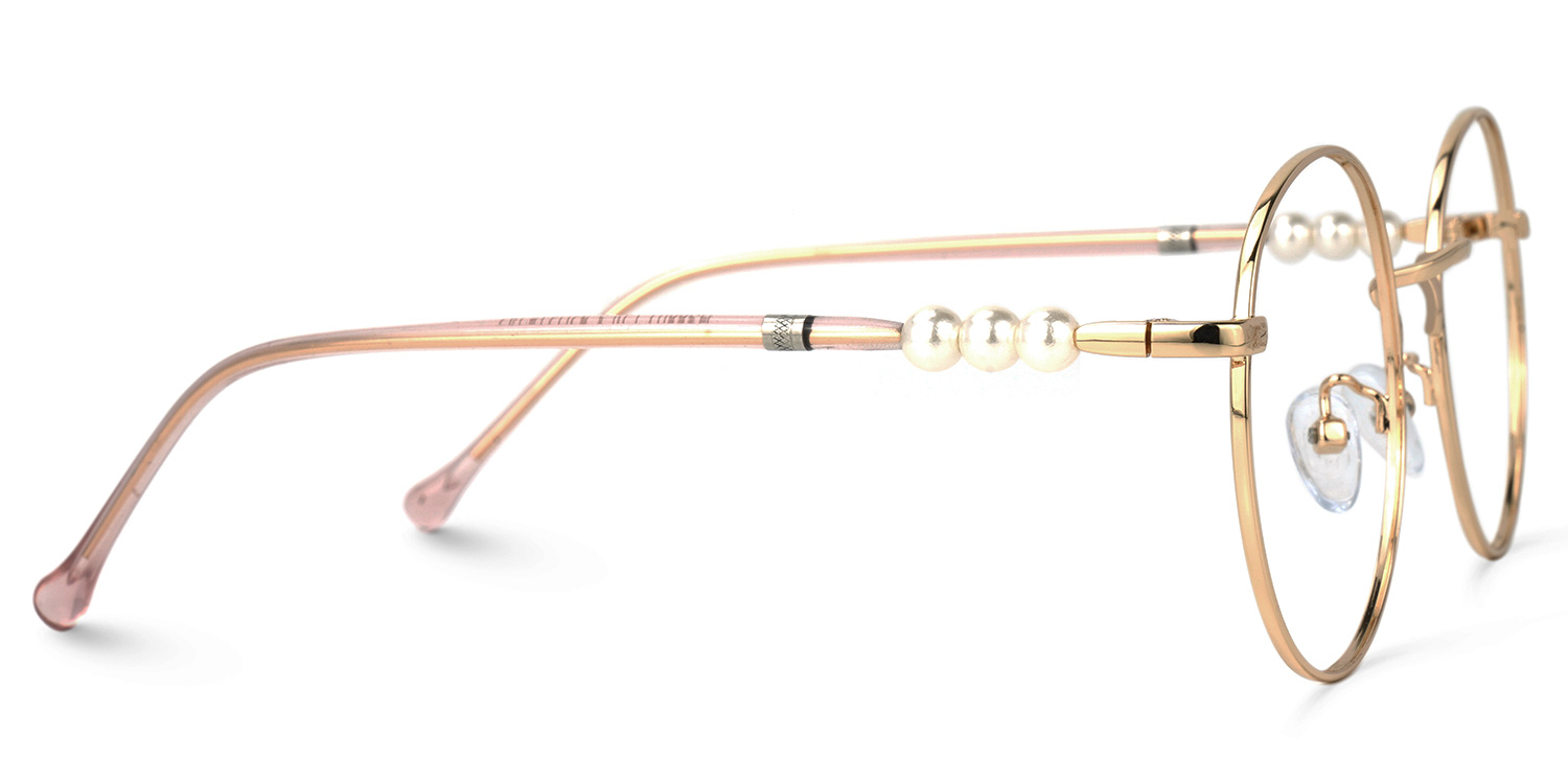 Thady Goldene Runde Brille3