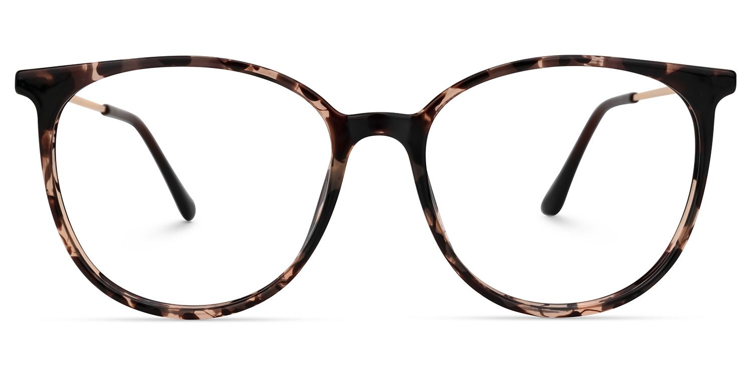 Babbage Schwarz-Tortoise Rund Brille1
