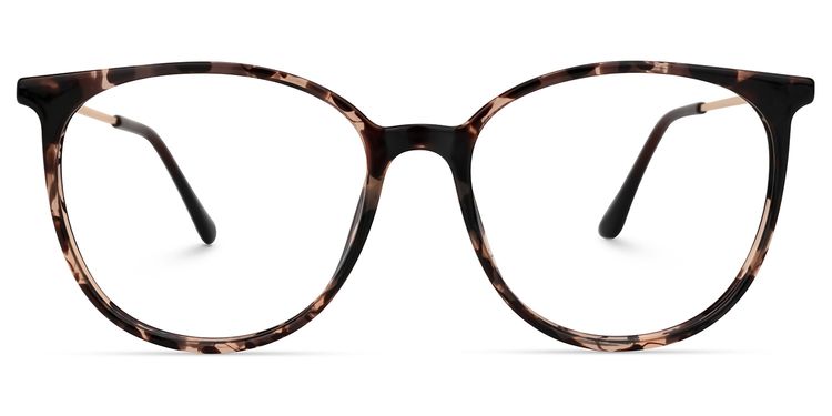 Babbage Schwarz-Tortoise Rund Brille