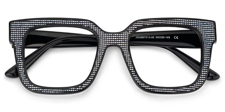 Solmarie Schwarz Quadratisch Brille