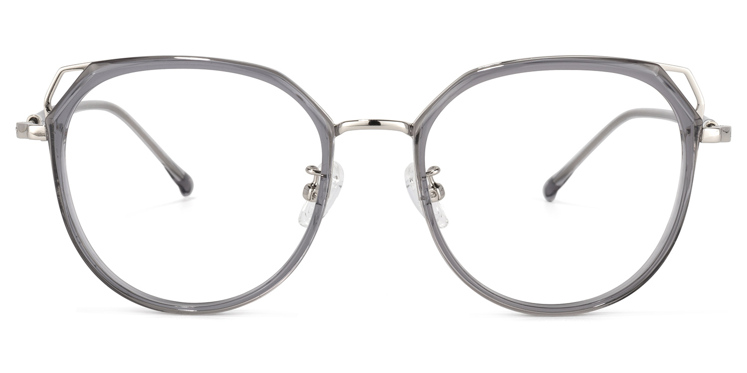 Ofelia Grau Geometrisch Brille gutes Bild