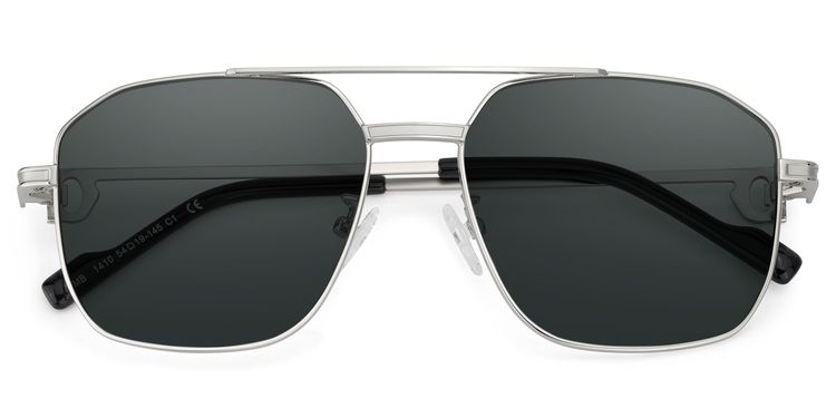 Ludwig Silber Pilot Sonnenbrille