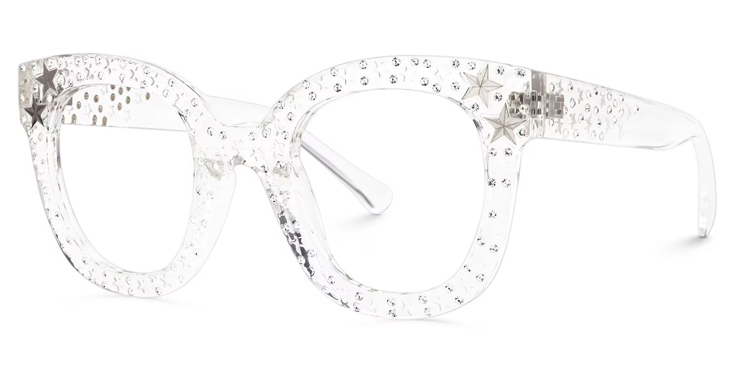 Kahle Klar Cateye Kunststoff Brille3