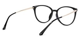 Omar Schwarz Cateye Brille4