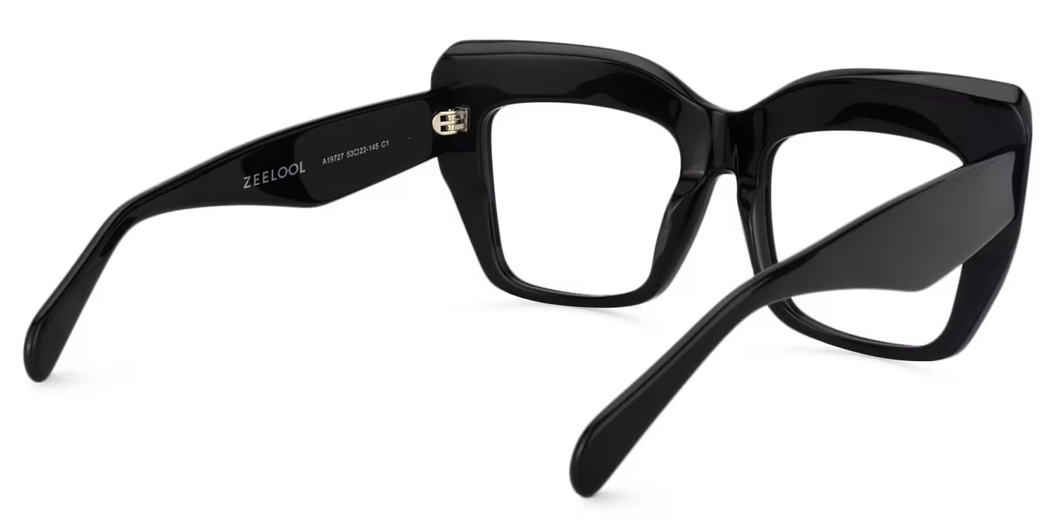 Charmaine Schwarz Cat Eye Brille4