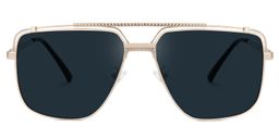 Arellano Gold Pilot Sonnenbrille0