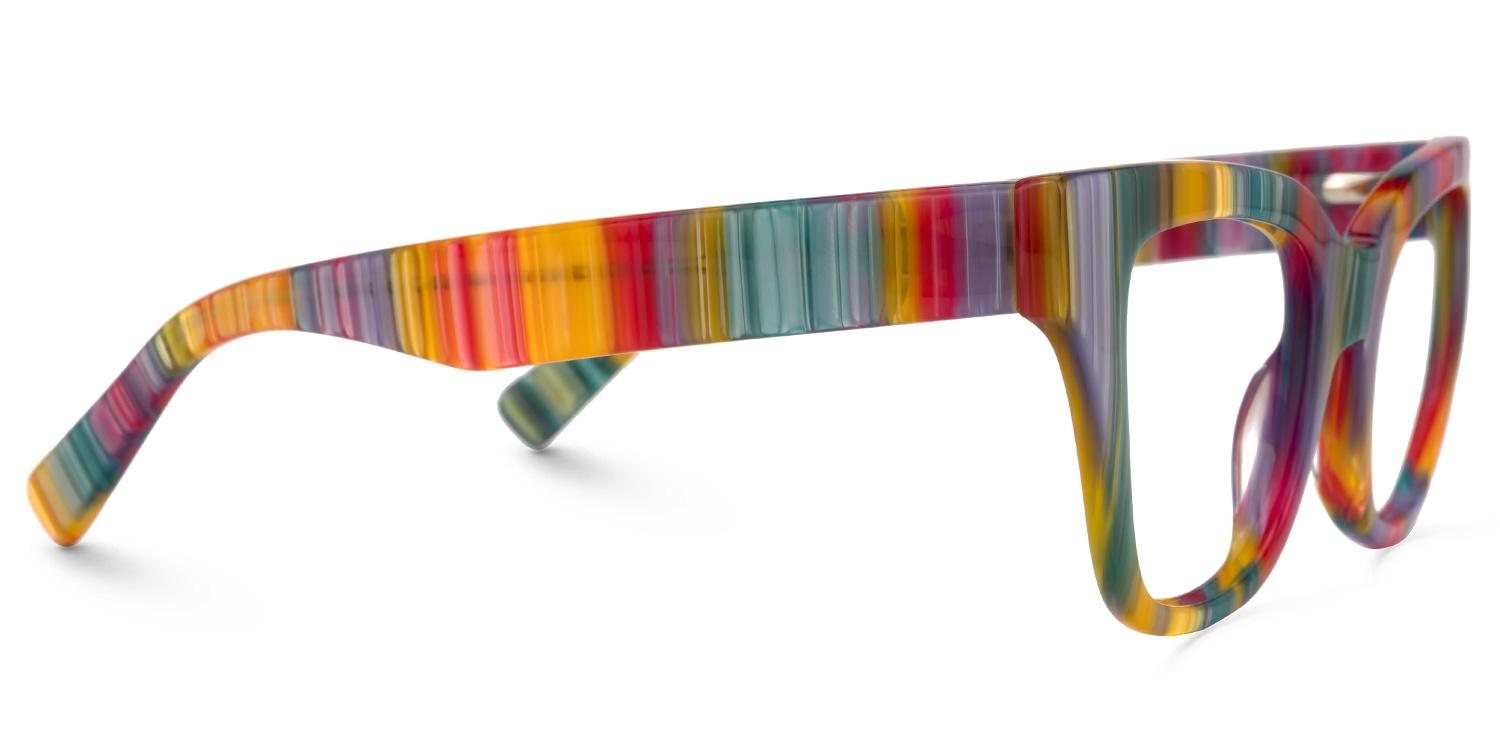 Nereyda Skittles Bunt Cateye Bonbon Brille2