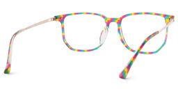 Fezell Bunt Rechteckig Brille3