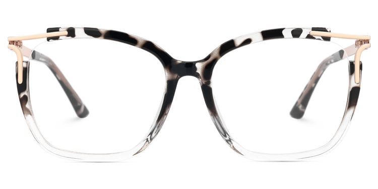 Nuriama Schwarz-Tortoise Cateye Brille