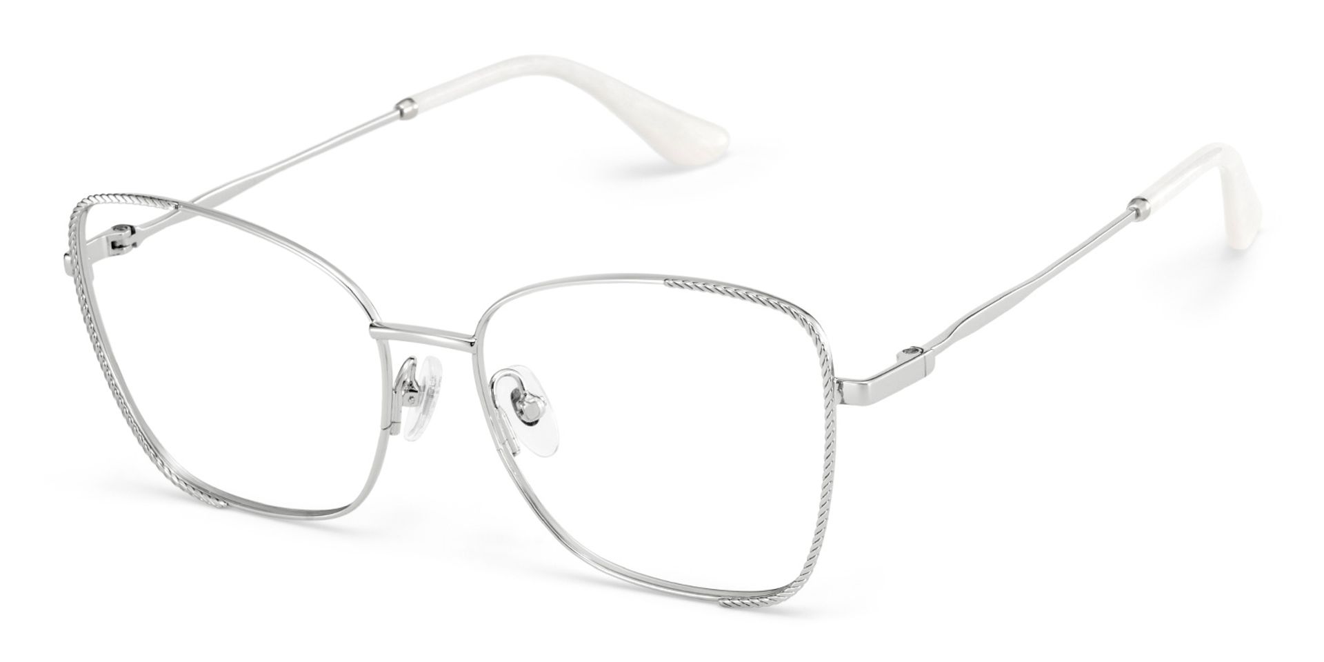 Kai Silber Schmetterling Metall Brille2