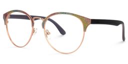 Kathleen Bunt Browline Brille1