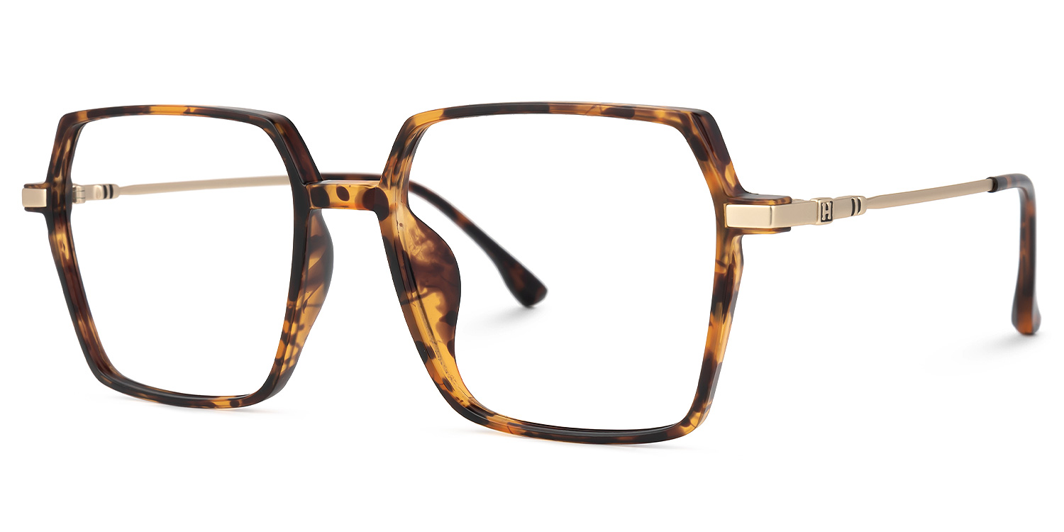 Jimenez Tortoise Rechteckig Brille1