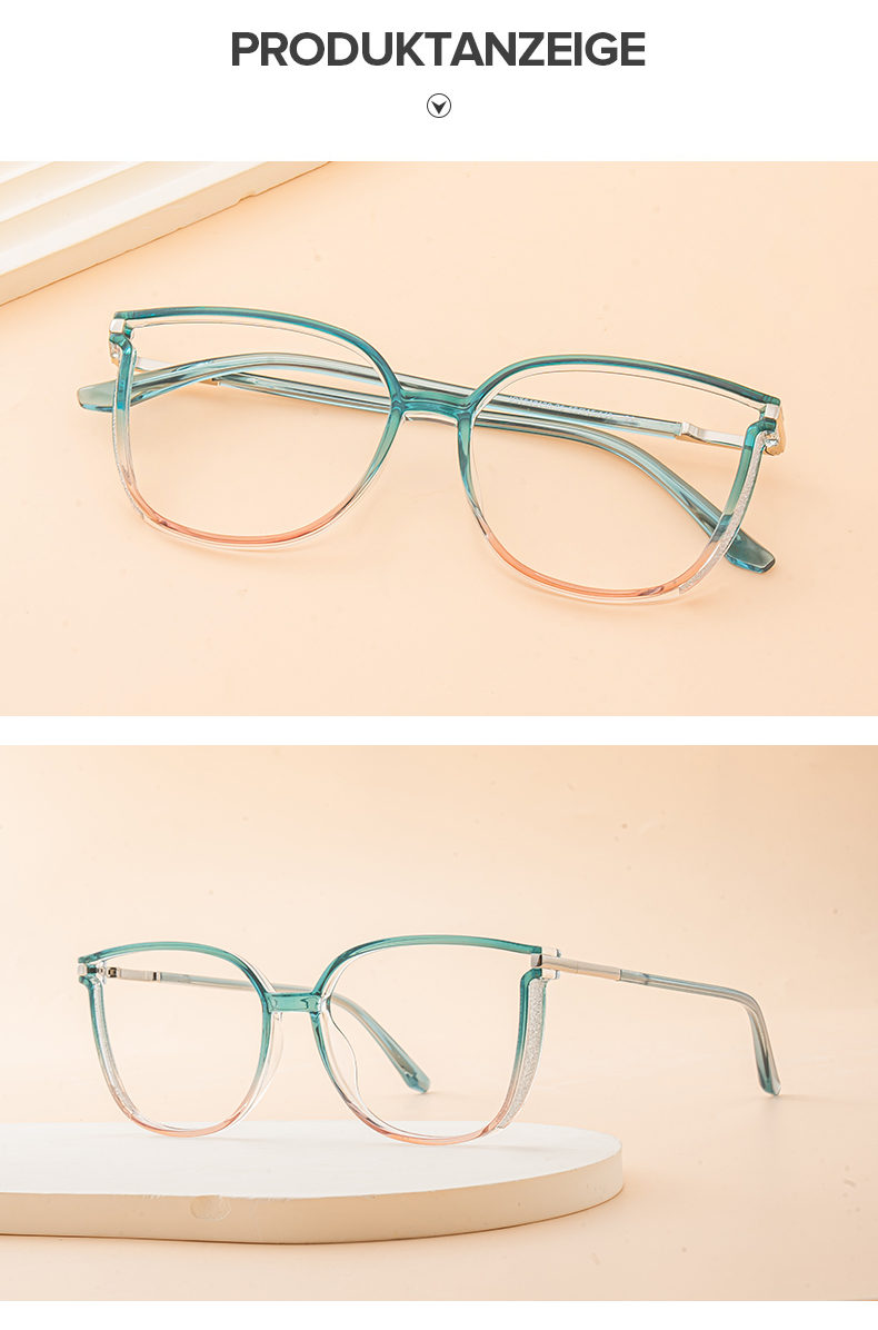 Walden Blau-Rosa Cateye Brille