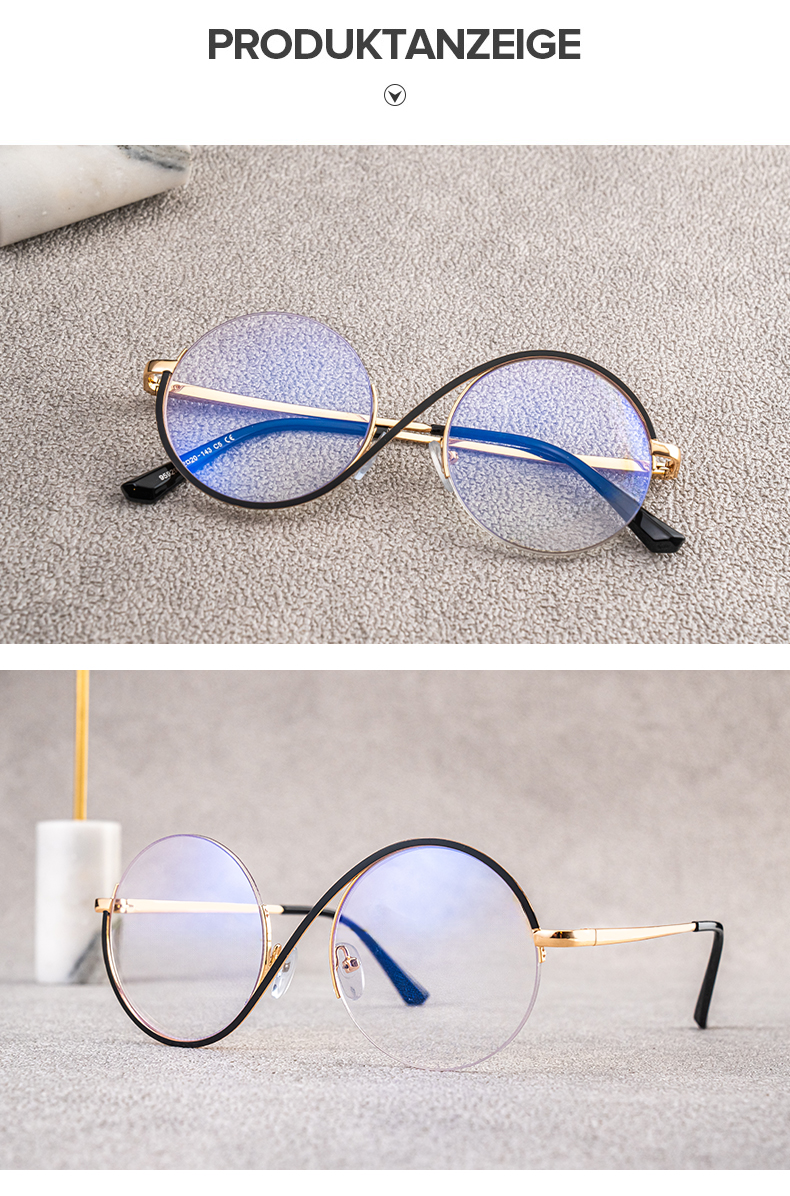 Alina Schwarz Rund Brille