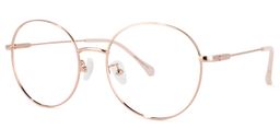 Petula Rosa-Gold Rund Brille1