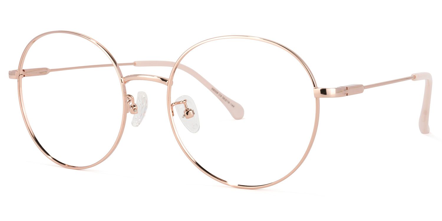 Petula Rosa-Gold Rund Brille1