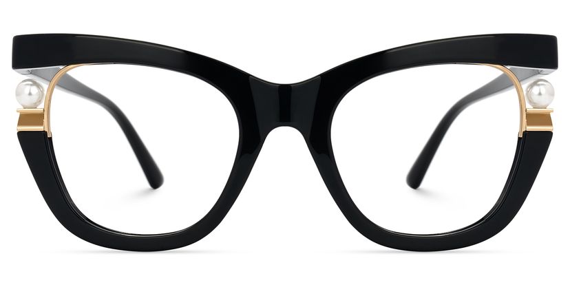 Pearl Schwarz Cateye Brille