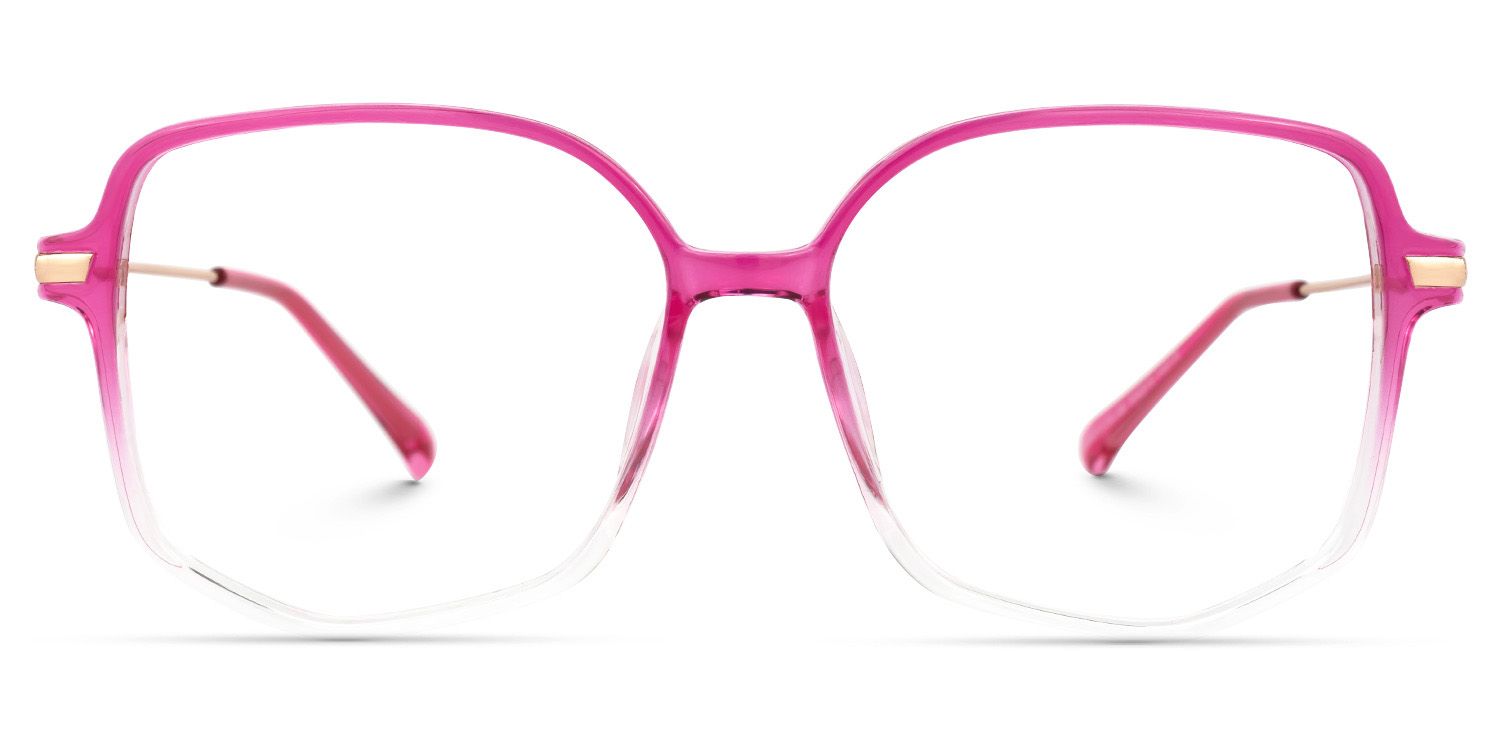 Payton Dunkelrosa Geometrisch Brille0