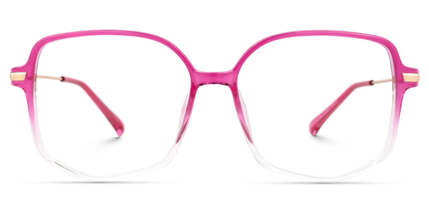 Payton Dunkelrosa Geometrisch Brille0