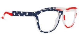 Pedro USA Nationalflagge Quadratisch Brille2