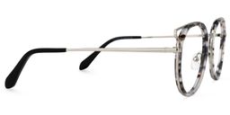 Waddell Grau-Tortoise Rund Brille3