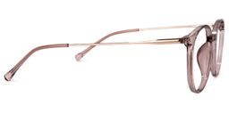 Ohnicio Lila Rund Brille2