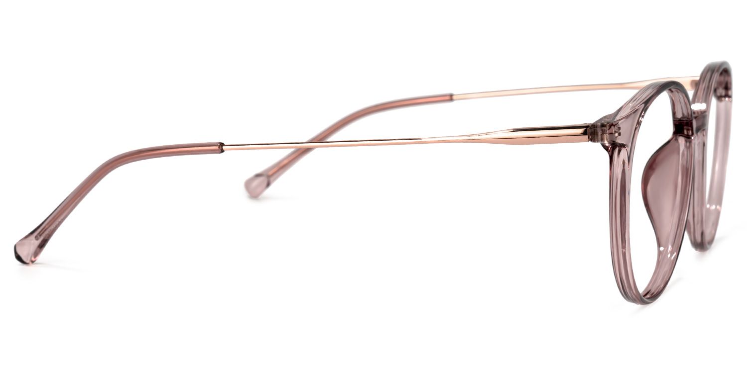 Ohnicio Lila Rund Brille2