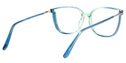 Walden Blau-Grün Cateye Brille2