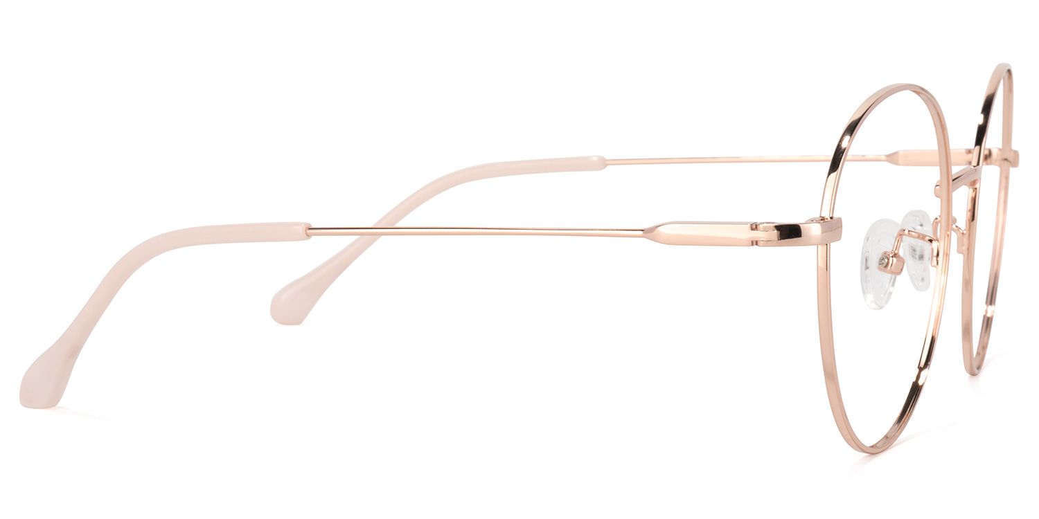 Petula Rosa-Gold Rund Brille3