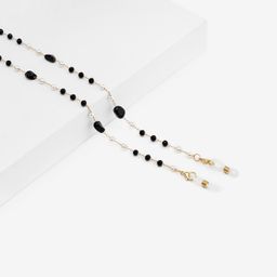 Hedy Schwarz-Weiß Brillenkette0