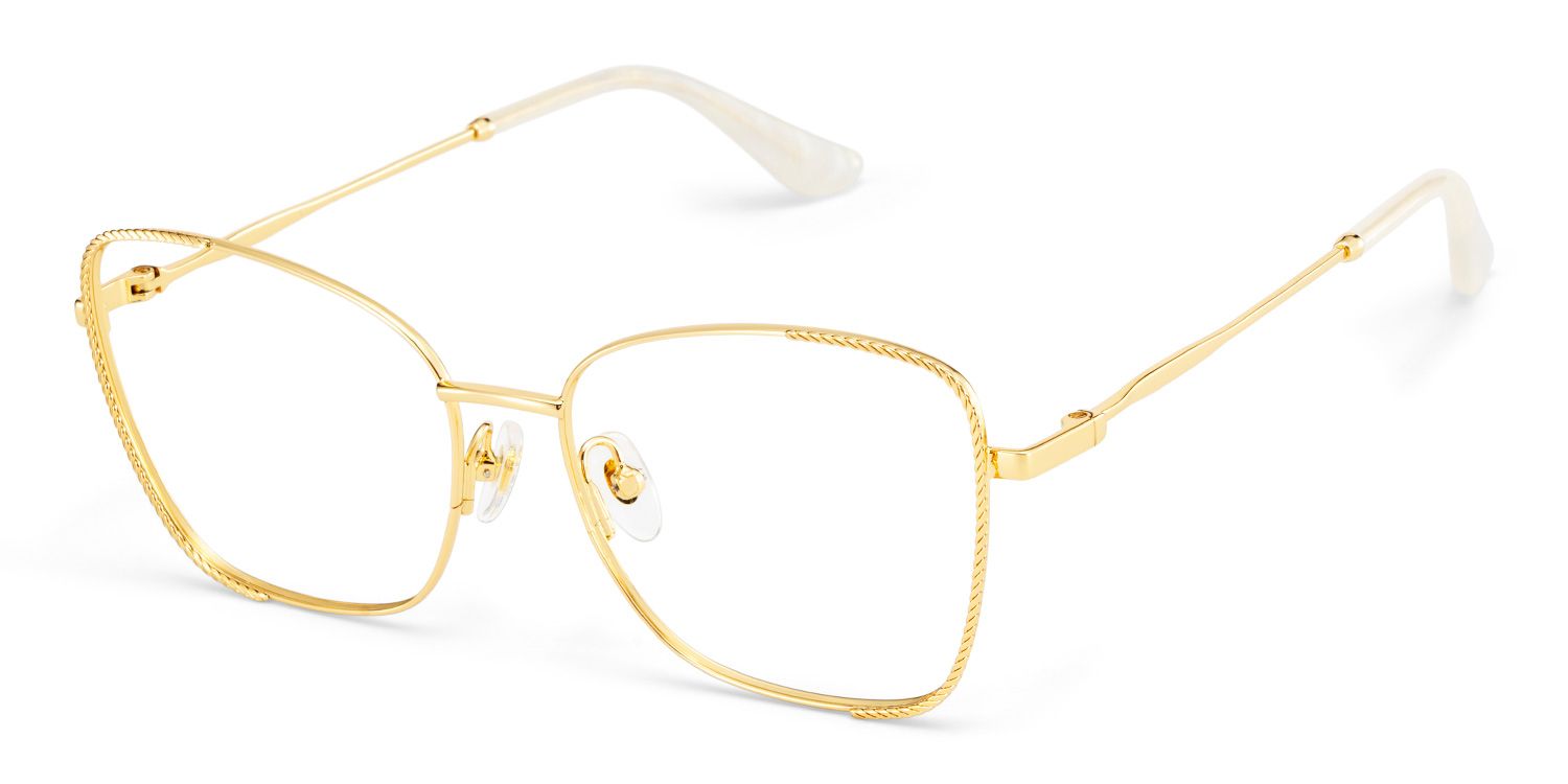 Kai Gold Schmetterling Metall Brille2
