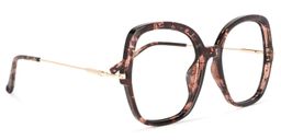 Quinn Tortoise Quadratische Brille2