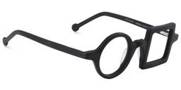 Paola Schwarz Geometrisch Brille2