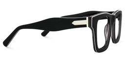 Noah Dunkelgrau Rechteckig Brille2