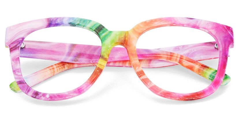 Harrell Bunt Quadratisch Kunststoff Brille