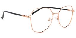 Joo Gold Geometrisch Brille2