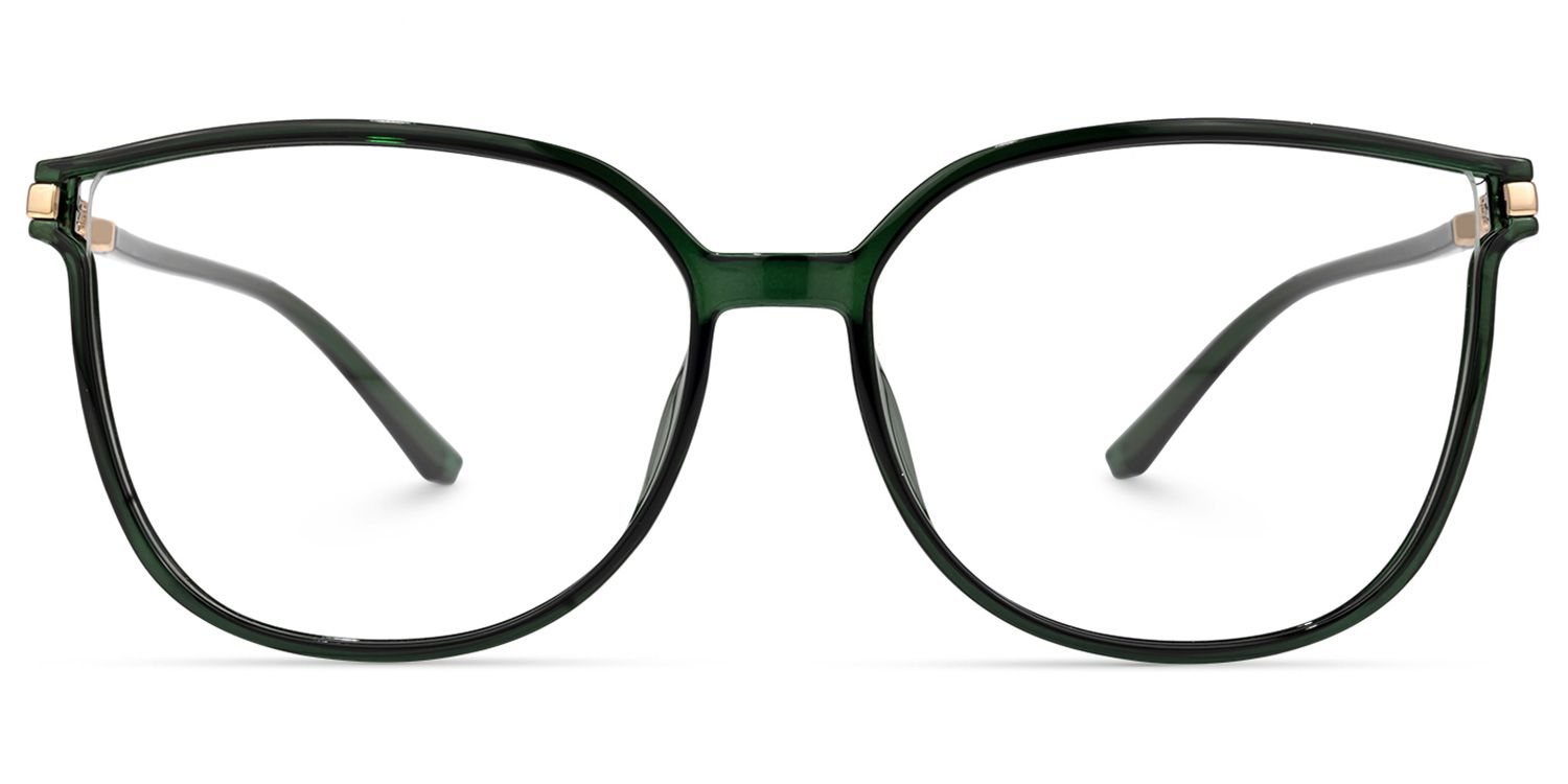 Walden Dunkelgrün Cateye Brille0