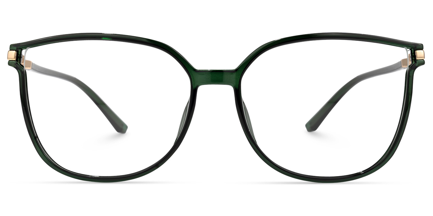 Walden Dunkelgrün Cateye Brille