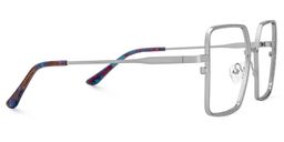 Thalia Silber Quadratisch Brille2