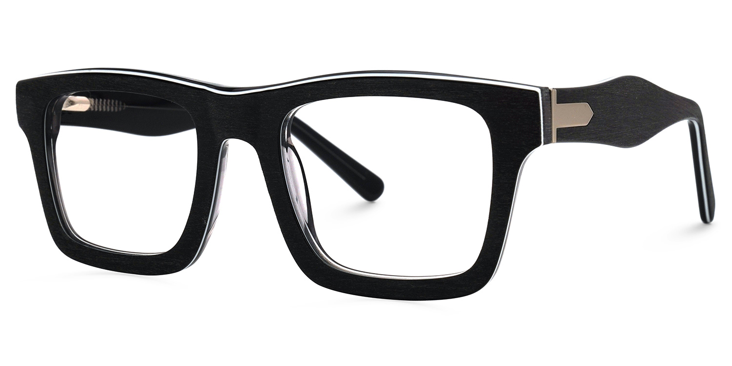 Noah Dunkelgrau Rechteckige Brille0