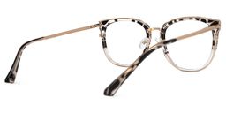 Wendsy Schwarz-Tortoise Browline Brille2