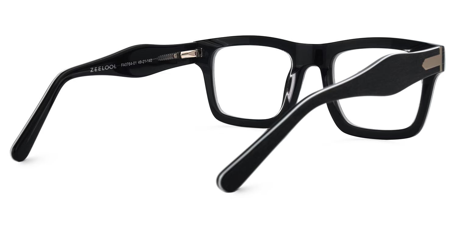 Noah Dunkelgrau Rechteckige Brille3