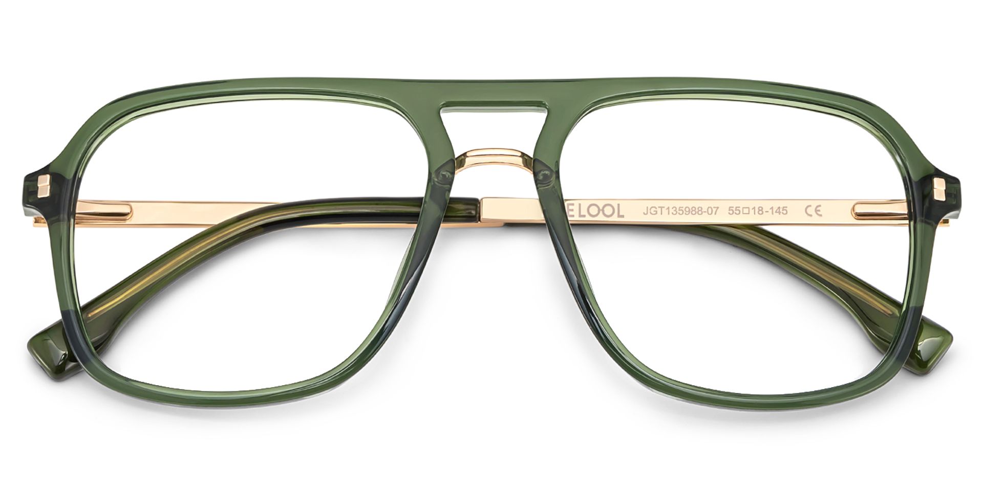 Berkeley Grün Pilot TR90 Brille3