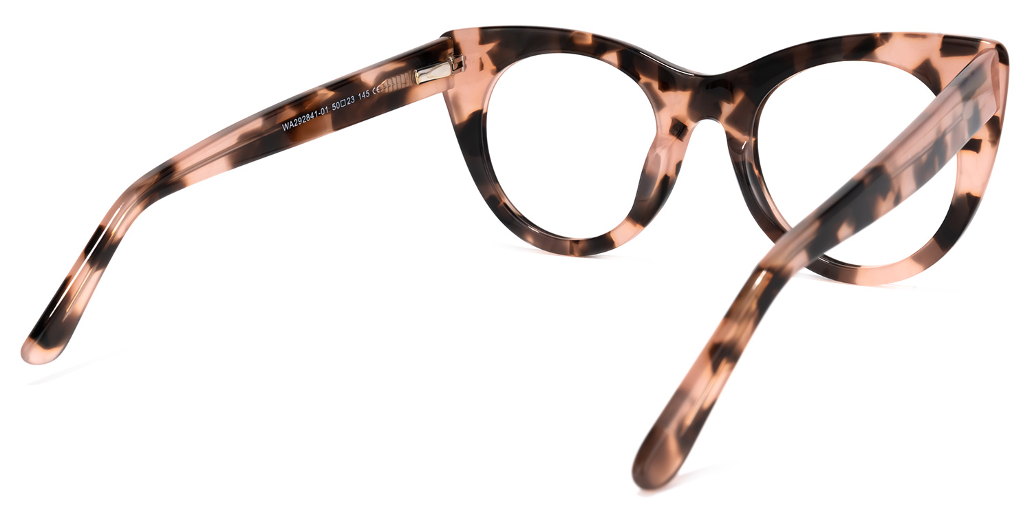 Eutin Rosa Tortoise Cateye Brille4