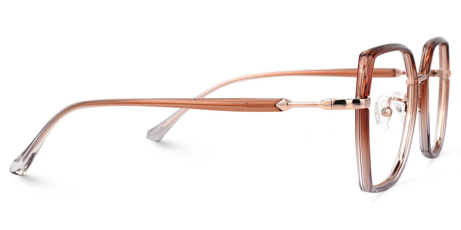 Burt Braun Rechteckig Brille3