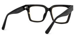 Taylor Schwarz Quadratisch Brille4