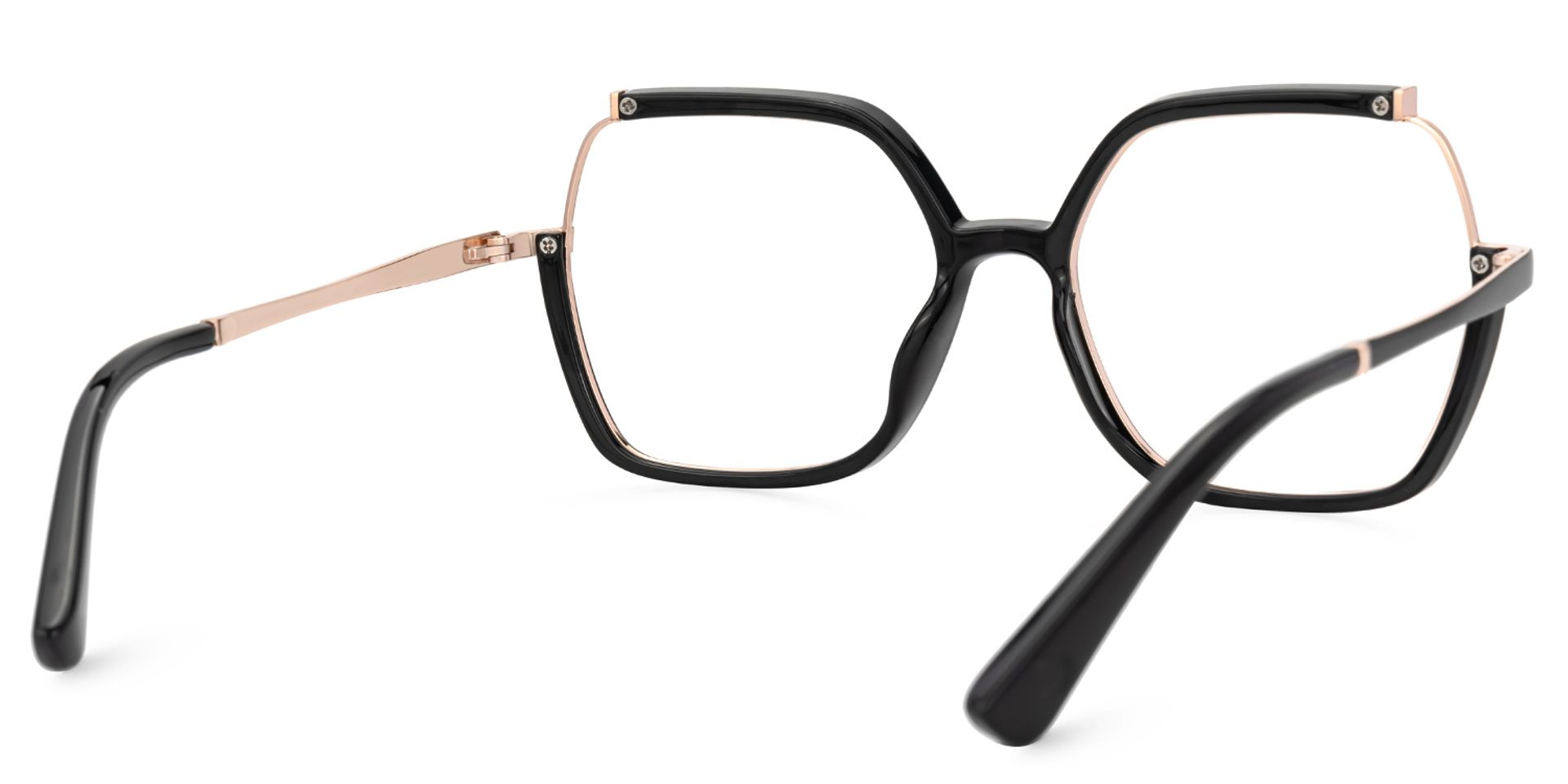 Yulisa Schwarz Quadratisch Brille3