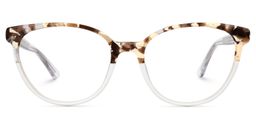 Felesa Gelb-Tortoise Cateye Brille0