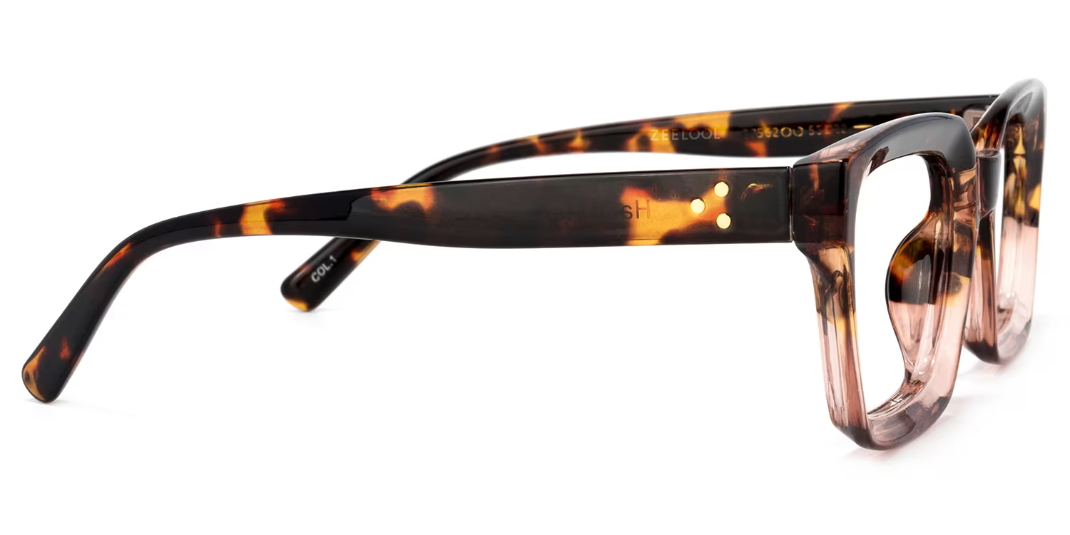 Grover Tortoise Rechteckige Brille3